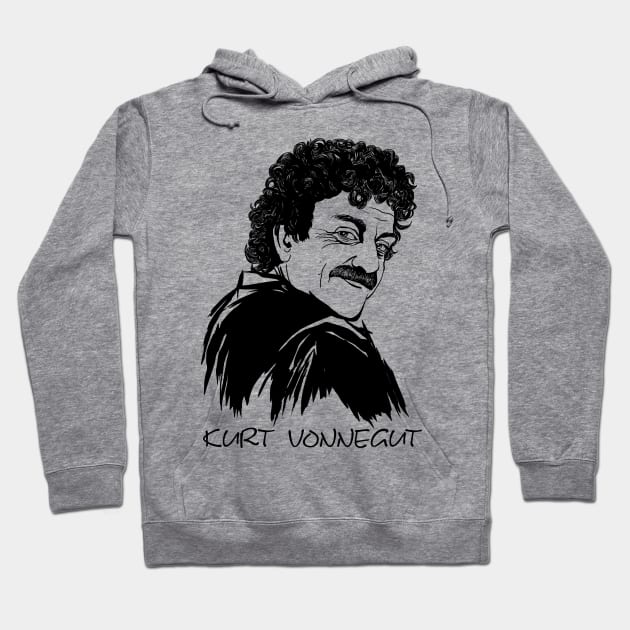 Vonnegut 1 Hoodie by HelenaCooper